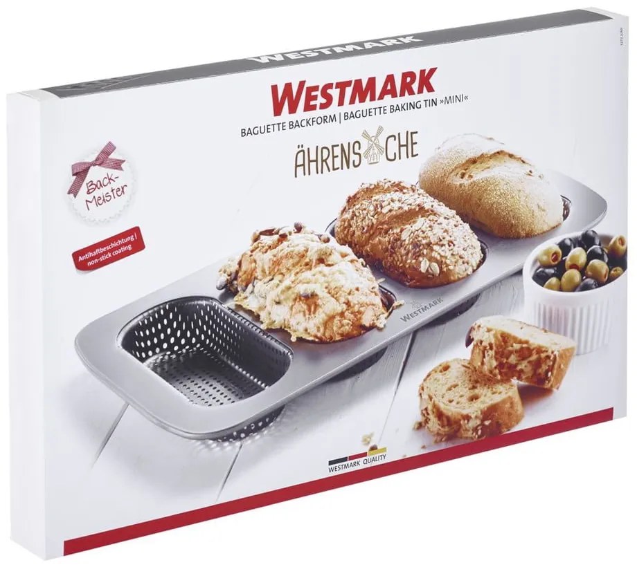 Oceľová forma na pečenie chleba a bagety Mini – Westmark