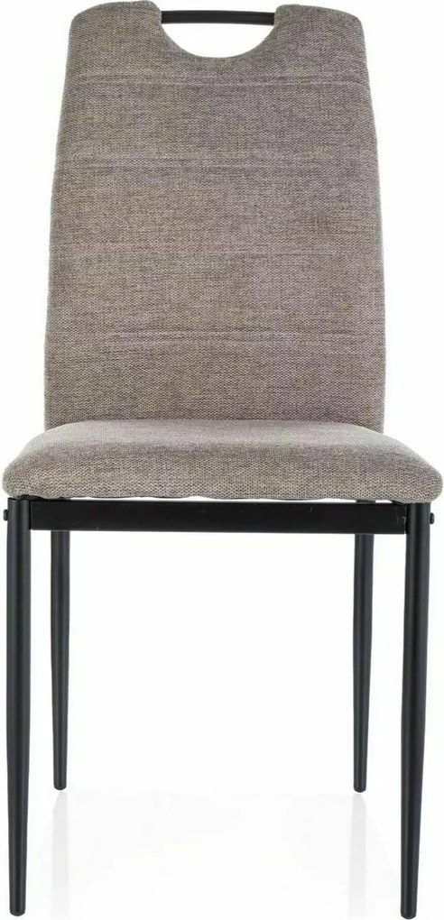 Jedálenská stolička Rip Brego béžová/čierna