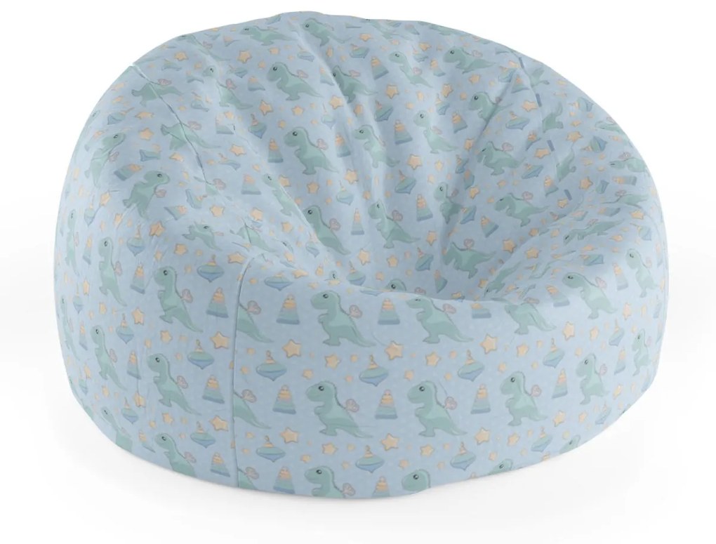 Sablio Sedací vak Cocoon Natahovací dinosaurus - 115 x 75 cm x 45 cm