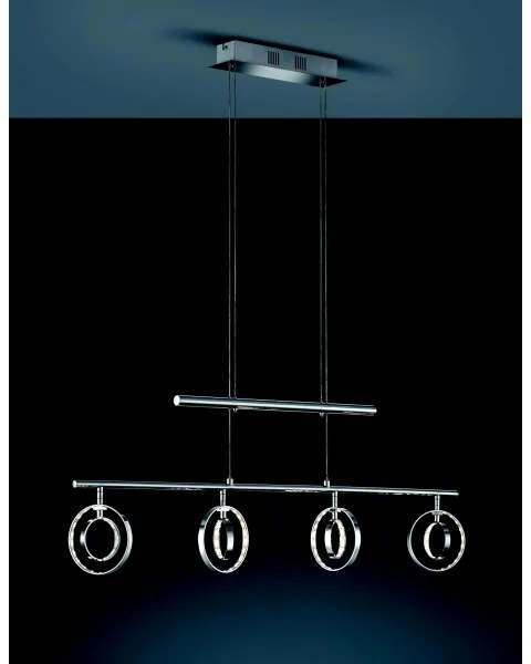 Reality - LED Luster na lanku PRATER 4xLED/4,5W/230V