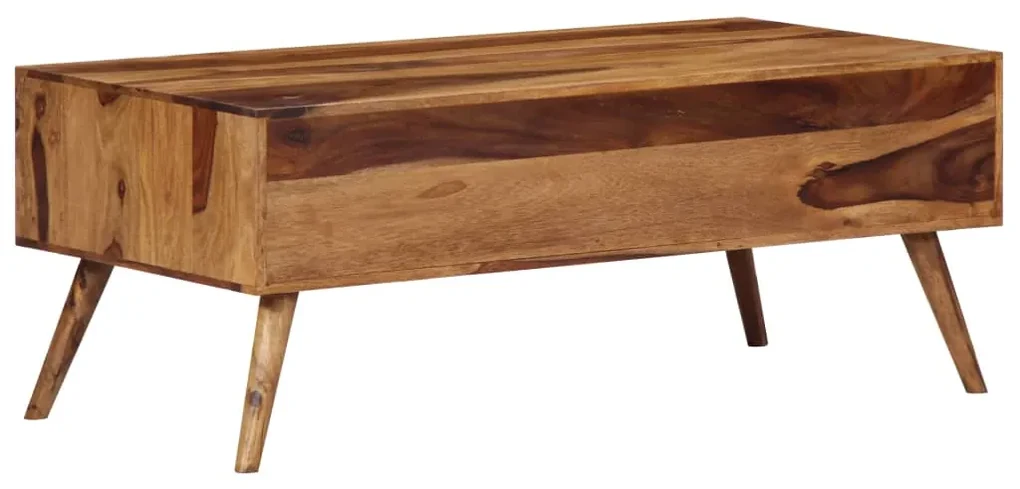 vidaXL Konferenčný stolík zo sheeshamového dreva 100x50x39 cm