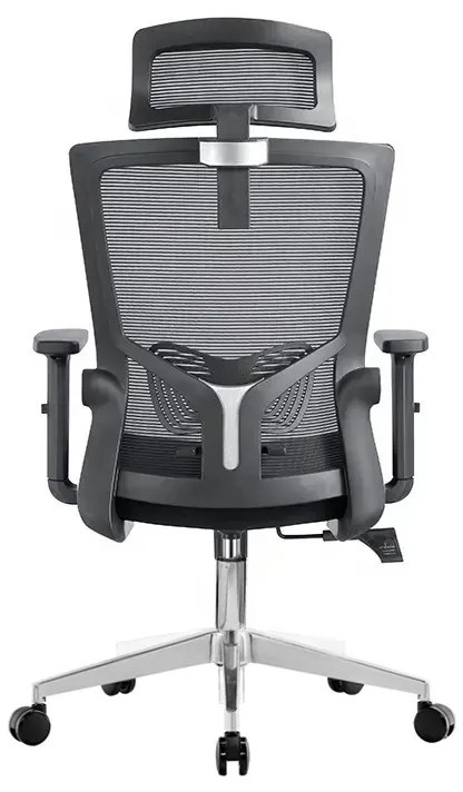 Kancelárska ergonomická stolička Neoseat NOVELO — sieť / látka, čierna, nosnosť 150 kg