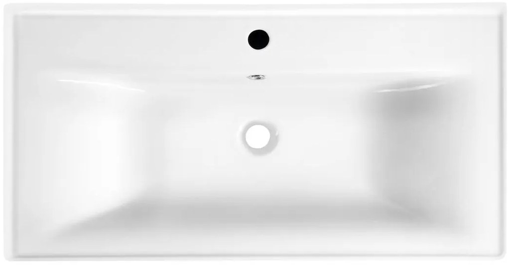 Aqualine Aqualine, SAVA 90 keramické umývadlo nábytkové 90x46cm, biela, 2090