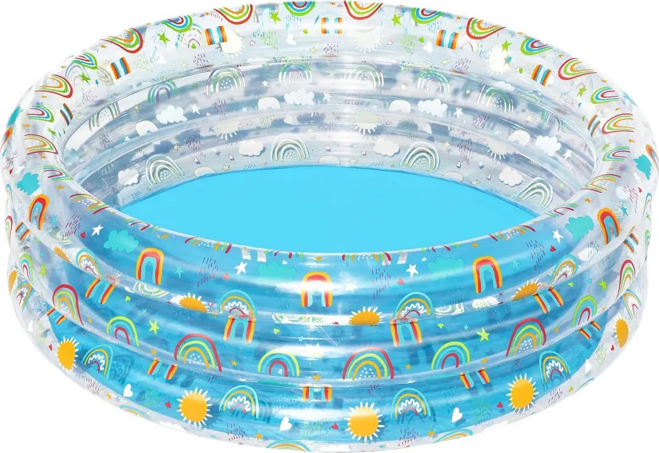 LEAN Detský nafukovací bazén Ovocie 150x53 cm