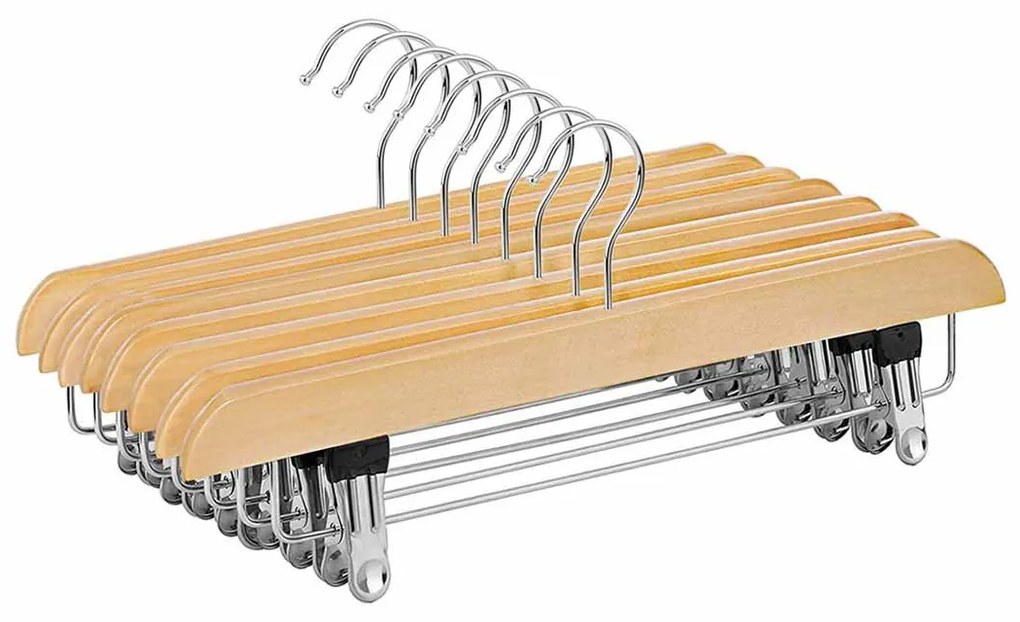 Sada 8 ks Vešiaky na oblečenie 35,5 × 2,6 × 1,1 cm