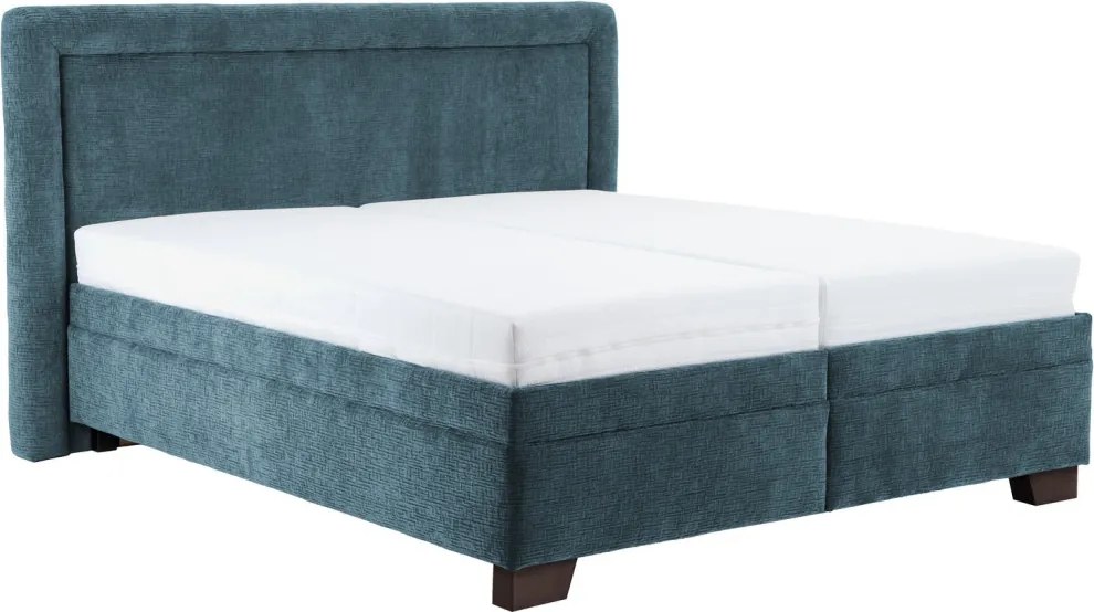 Posteľ Palas 180x200 cm, morská modrá látka