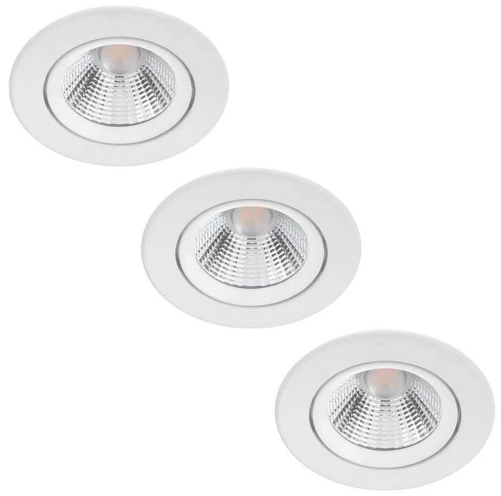 Philips - SADA 3x LED Stmievateľné podhľadové svietidlo DIVE LED/5,5W/230V 2700K