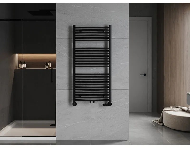 Mexen Ares, vykurovacie teleso 1200 x 600 mm, 620 W, čierna, W102-1200-600-00-70