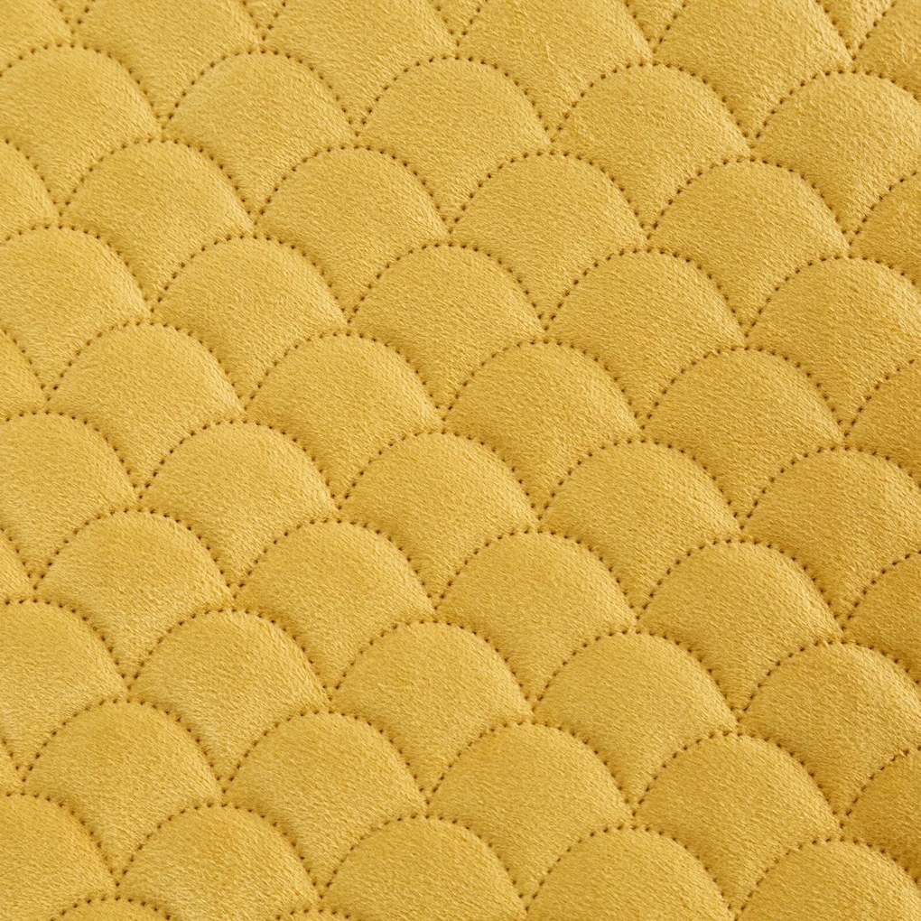 PREHOZ NA KRESLO ARIEL 70X160 CM HORČICOVÝ