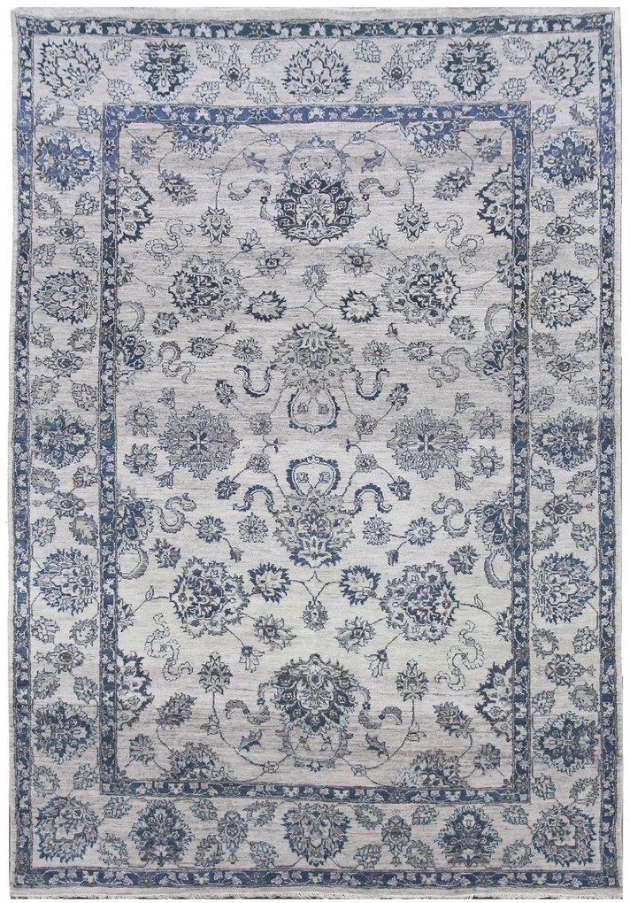 Ručne viazaný kusový koberec Diamond DC-98 JN Silver / silver, 245x305, šedá, chodba / predsieň, Diamond Carpets India
