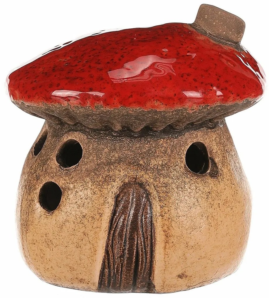 Svietnik Hríbový domček, 1 ks, 12 x 12 x 13 cm