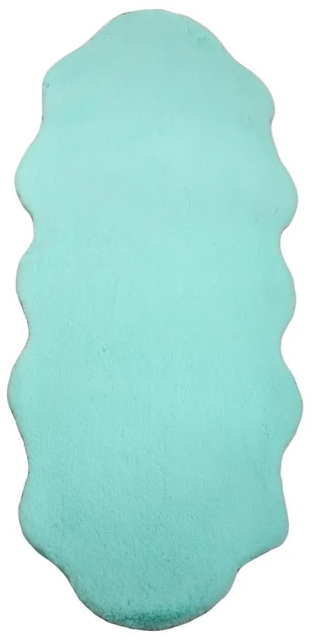 Syntetická kožušina v mentolovej farbe 60x180 cm Caty – Ayyildiz Carpets