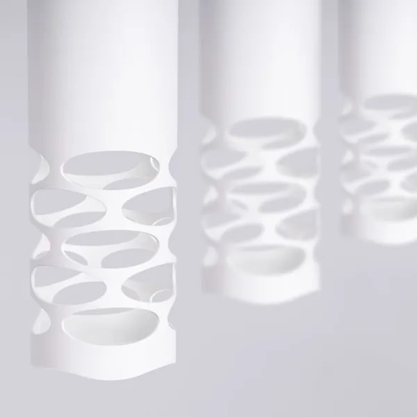 Sollux SL.1693 - Luster na lanku LIRO 3xGU10/10W/230V biela