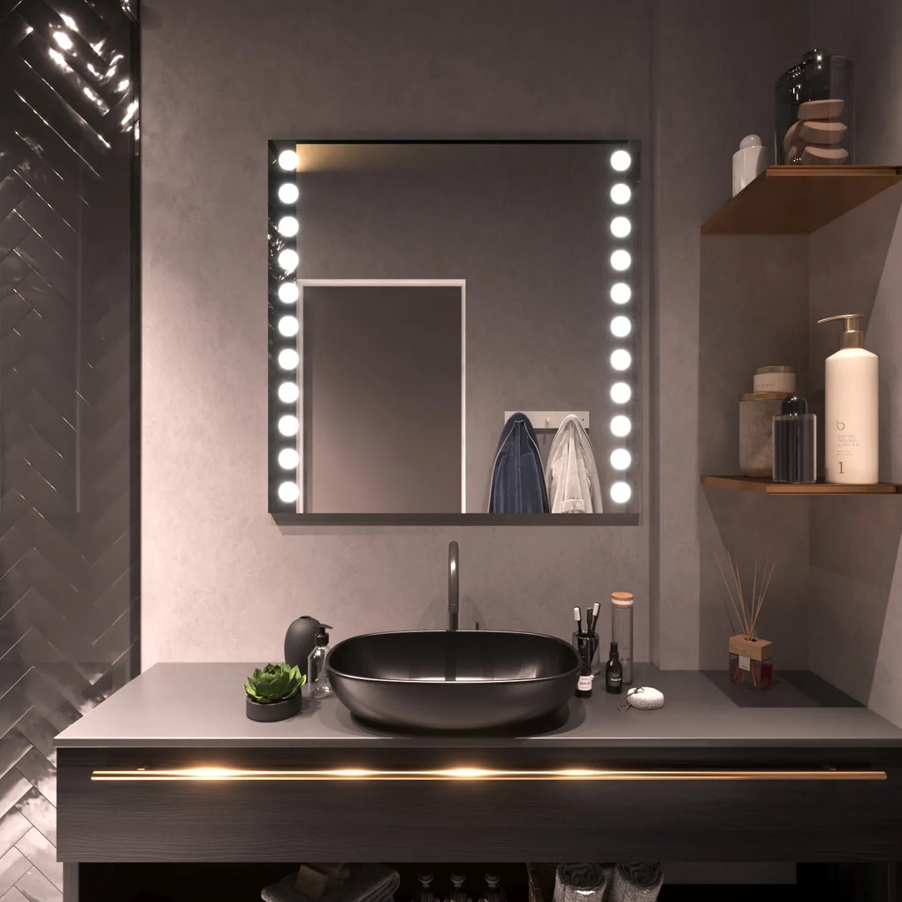Zrkadlo do kúpeľne s LED osvetlením M14 premium