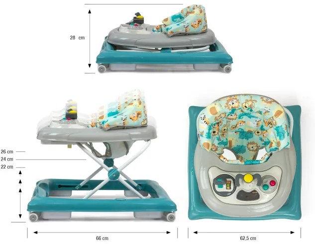 Detské chodítko Patrol safari