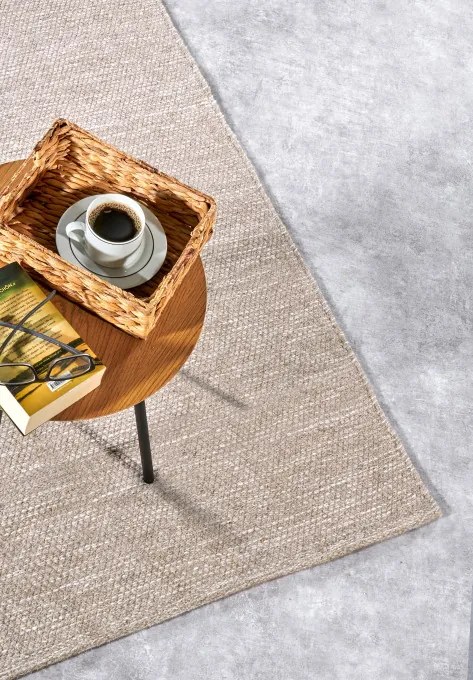 Obojstranný koberec Elle Decoration DELHI Pradesh linen biely