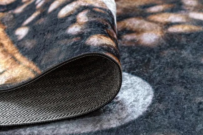 Protišmykový koberec / behúň ANDRE 33210 hnedý