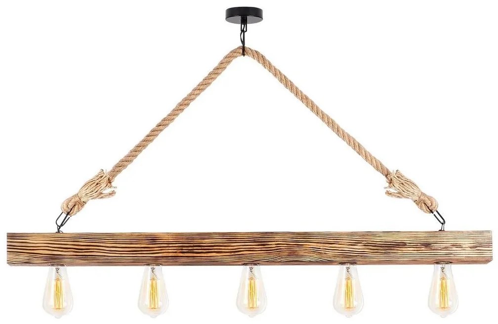 Luster na lanku EREBOS 5xE27/100W/230V