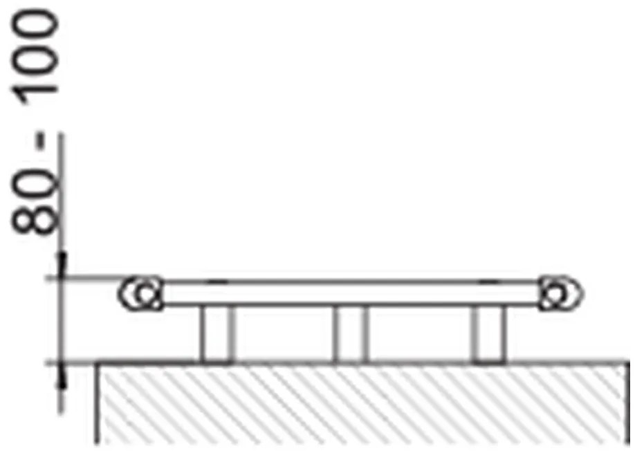 Cordivari Lisa 22 ECO electric s termostatom - Radiátor 1160x450 mm, chróm 3581646110117