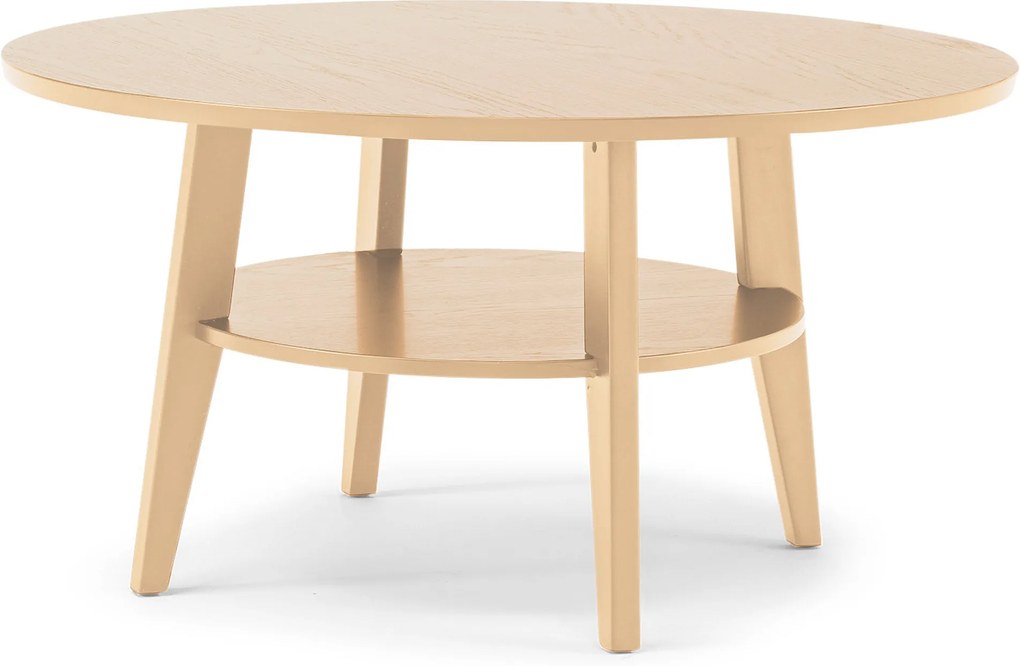 Konferenčný stolík Holly, Ø 1000x500 mm, breza