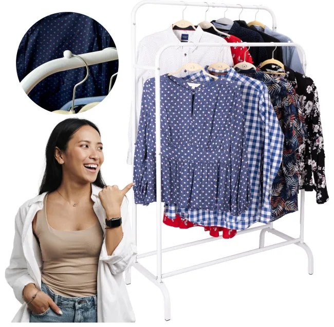 Vešiakový stojan BAGRUS biely