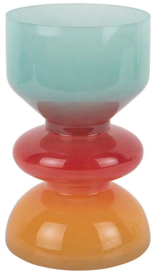 Červená/modrá sklenená váza (výška 20,5 cm) Summer Vibes – PT LIVING