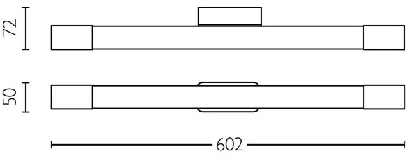 Philips - Kúpeľňové osvetlenie zrkadla ROVER LED/10W/230V IP44 mosadz