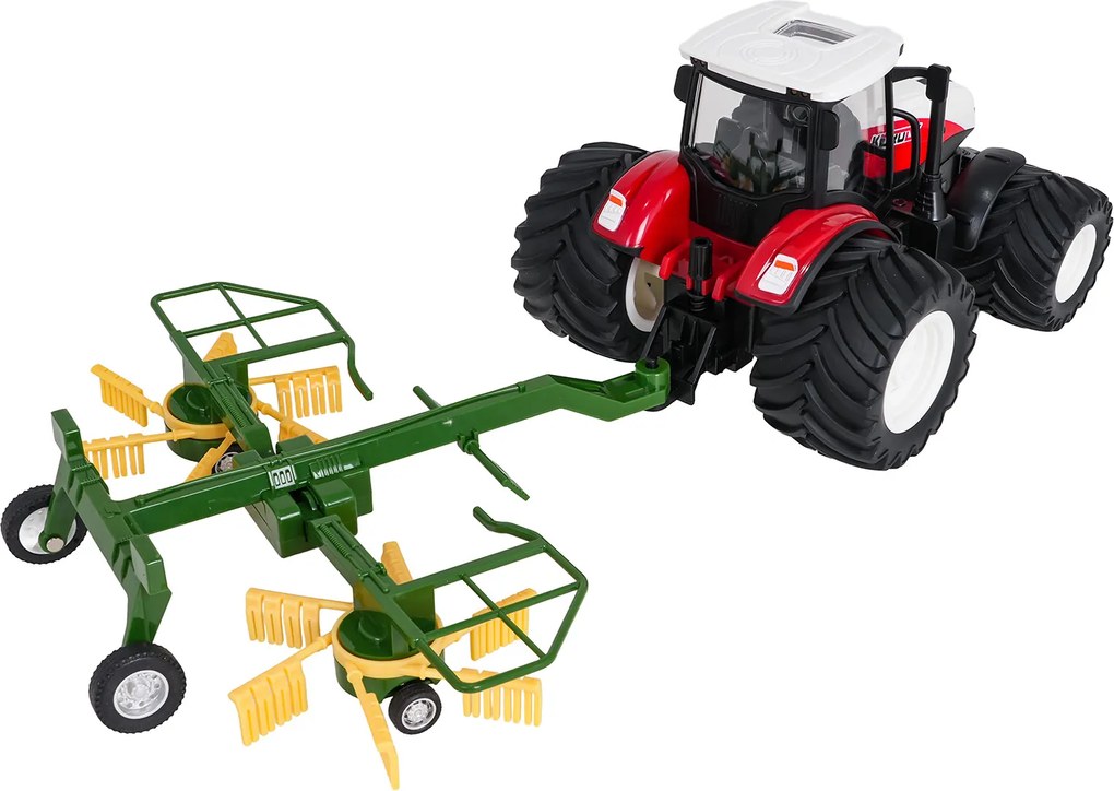Ramiz Traktor + R/C hrable 1:24 Červená