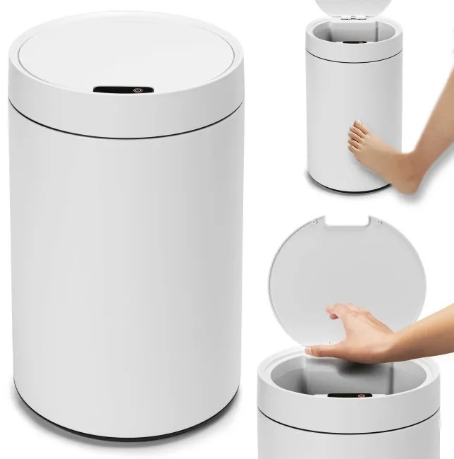 Odpadkový kôš JUNK biely 17 l