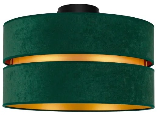Duolla - Stropné svietidlo DUO 1xE27/40W/230V pr. 40 cm zelená/zlatá