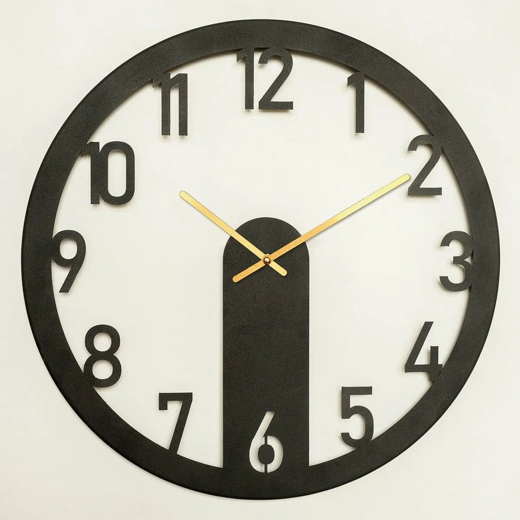 Nástenné hodiny Mood APS114, Black, 48 x 48 cm