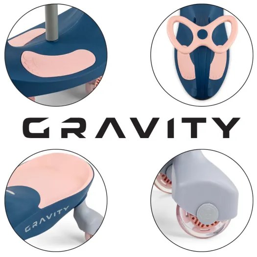 Gravitačné vozidlo GRAVITY Navy Pink
