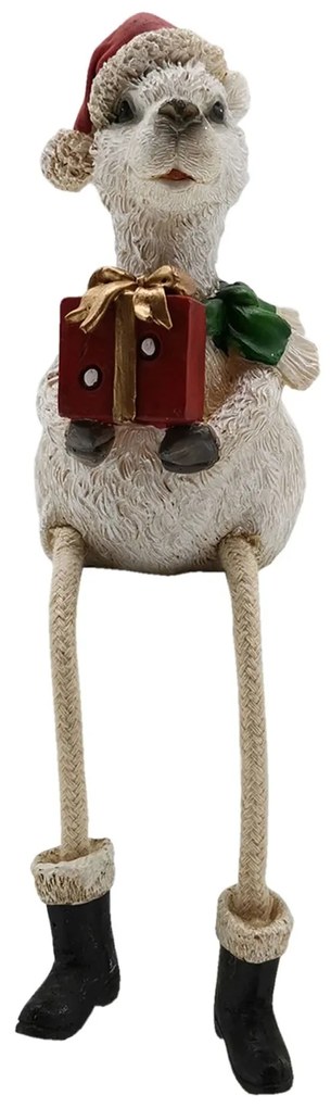 Dekoratívne soška zvieraťa s darčekom - 8 * 7 * 11 cm