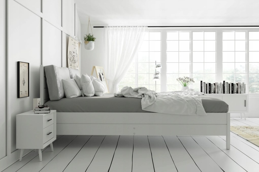 INTERBEDS Detská posteľ Continental 180x200cm biela