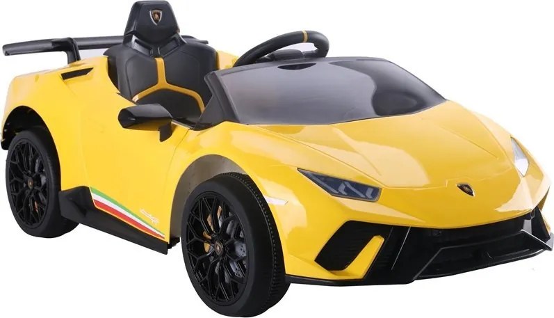 LEAN CARS Lamborghini Huracan batérie auto žltá