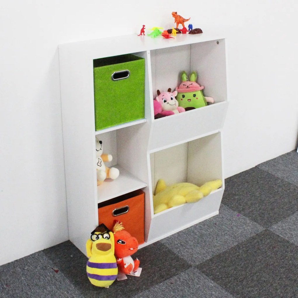 Detská regálová skriňa Multistore 50 cm biela