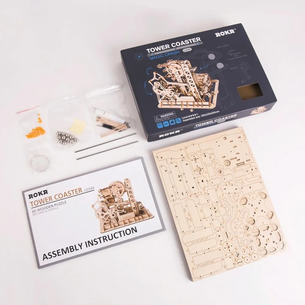 Robotime Rokr 3D Puzzle Marble Climber Kuličkodráha LG504 227ks