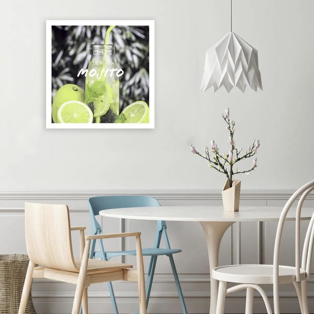 Obraz na plátně, Mojito Drink Lime - 50x50 cm