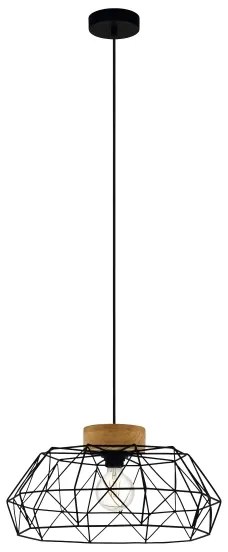 Eglo 44089 - Závesné svietidlo na lanku PADSTOW 1xE27/60W/230V