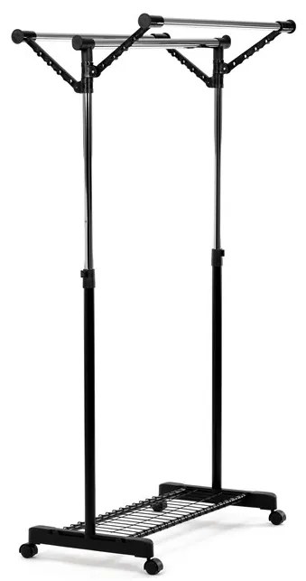 Autronic BONTEC Stojan na šaty, kov, čierna, 84521 BK Farba: Čierna