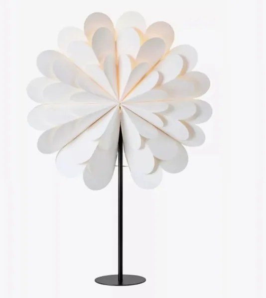 Markslöjd 705946 - Vianočná dekorácia MARAVILLA 1xE14/25W/230V 68 cm biela/čierna