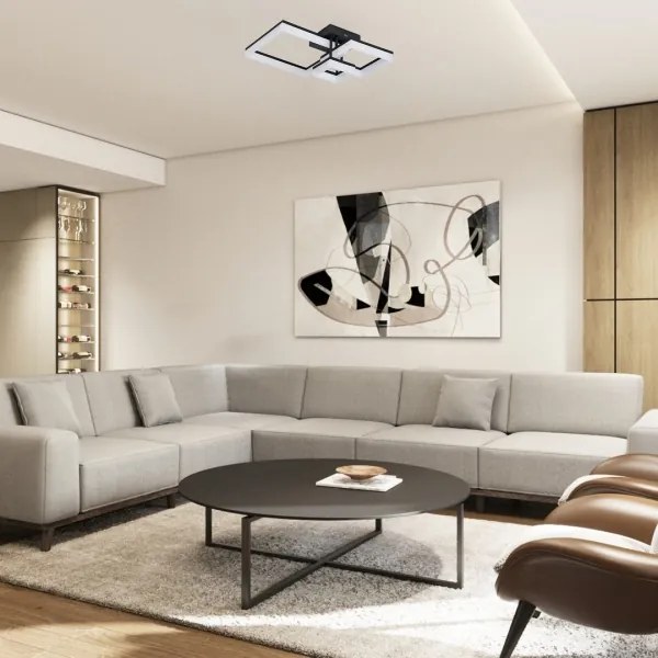 Rabalux 71386 - LED Stropné svietidlo AMILIA LED/22W/230V 3000/4000/6500K čierna