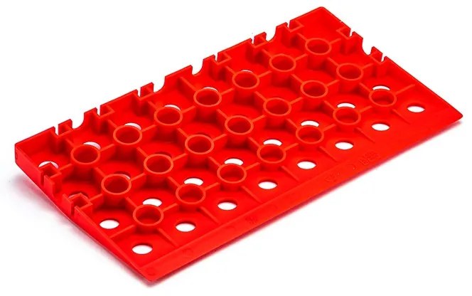 Rovný nájazd GripTil, 4 ks, červený