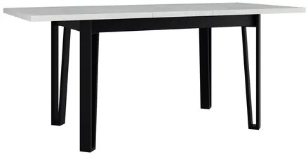 Rozkladací jedálenský stôl Elarna 80 x 140 180 III (dub artisan + čierna) (pre 4-8 osôb). Vlastná spoľahlivá doprava až k Vám domov. 1105376