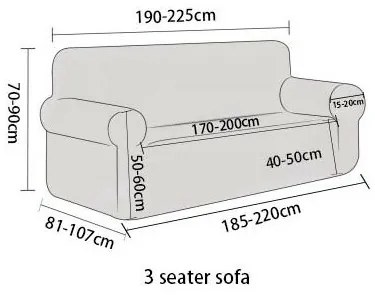 4Home Napínací poťah na sedačku Stone, 190 - 230 cm