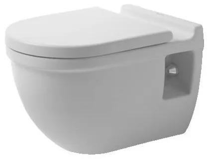DURAVIT Starck 3 závesné WC Comfort s hlbokým splachovaním, 360 mm x 545 mm, s povrchom WonderGliss, 22150900001