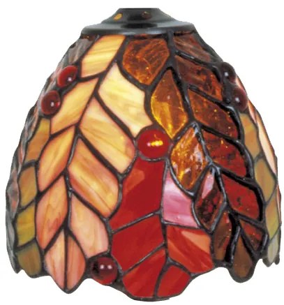 Tiffany tienidlo na lampu LÍSTKY Ø12