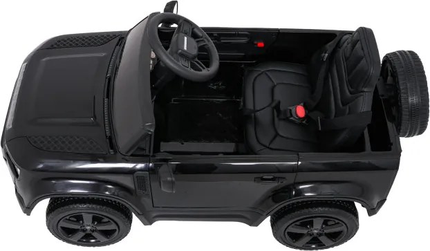 Elektrické autíčko Land Rover Defender čierne