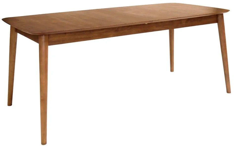 Rozkladací jedálenský stôl s prídavnou doskou v dekore orecha 90x180 cm Montreux – Actona