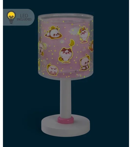 Dalber 41761S - LED detská lampička KAWAII FRIENDS 1xG4/4W/230V ružová